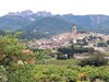 The village of Seguret and les Dentelles
