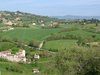The countryside around the agriturismo